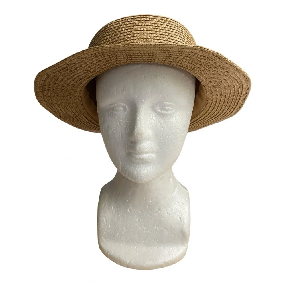 100% Paper straw hat. Timeless style soft durable. Lightweight and comfortable